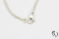 Preview: Zartes Collier aus Silber und Feingold mit Brillant